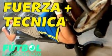 Ejercicios de Fuerza en piernas y trabajo técnico para fútbol
