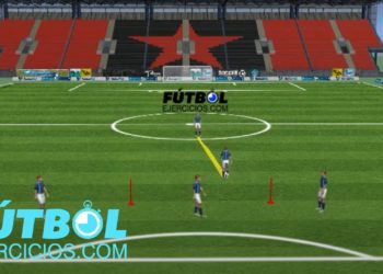 Ejercicio Defensivo de fútbol: Marca en zona